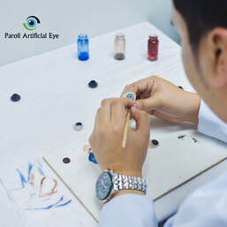 Painting Artificial Eye
